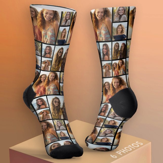 Erstellen einer benutzerdefinierten FotoCollage mi Socken (Custom Photo Socks - add a Photo Collage)