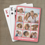 Erstellen einer benutzerdefinierten FotoCollage mi Spielkarten<br><div class="desc">Coral Red Background Eine Collage aus Foto mit einem Platzhalter für 9 verschiedene quadratische Fotos. Dazu gehört ein Raster mit einem markierten Foto. Benutzen Sie Ihr Lieblings-Foto oder Ihre Bilder, um Spaß zu haben und mit Freunden zu teilen. Die Hintergrundfarbe kann geändert werden, wenn Sie auf den Link Anpassen klicken....</div>