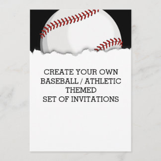 Erstellen einer Thread-Einladung für Baseball Einladung