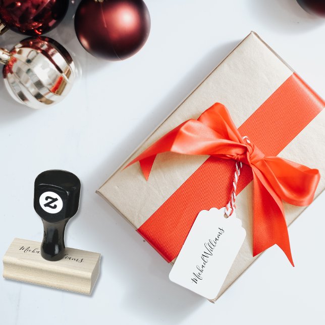 Erstellen eines benutzerdefinierten Personalisiert Gummistempel (Create Custom Personalized Simple Signature Name Rubber Stamp)