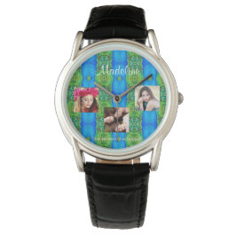 Erstellen eines benutzerdefinierten Pfauendesigns  Armbanduhr