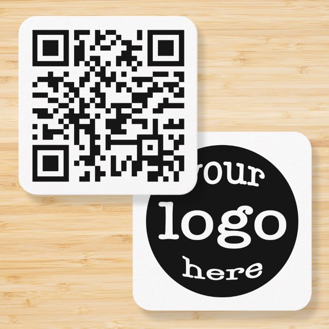 Erstellen eines benutzerdefinierten Website-Adress Quadratische Visitenkarte (Create Custom Website Address QR Code Company Logo Square Business Card)