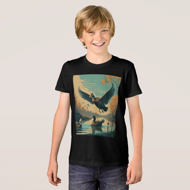 Erstellen eines Cartoon-Images einer Gruppe von Af Tri-Blend Shirt (Vorderseite voll)