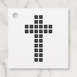 Erstellen eines Cross-Patches mit beliebigen Logos Geschenkanhänger