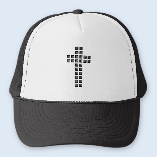 Erstellen eines Cross-Patches mit beliebigen Logos Truckerkappe (Von Creator hochgeladen)