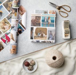 Erstellen eines eigenen benutzerdefinierten Foto-G Geschenkpapier