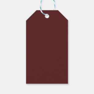 Erstellen eines eigenen eleganten Burgund Geschenkanhänger