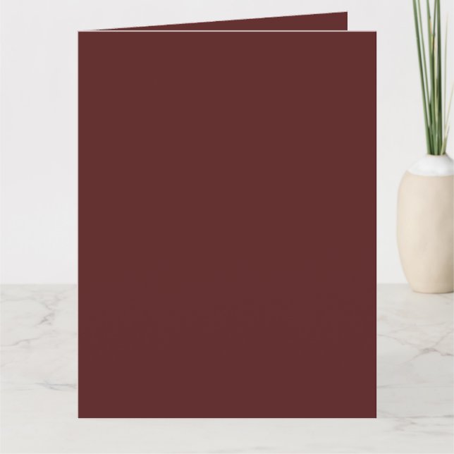Erstellen eines eigenen eleganten Burgund Karte (Vorderseite)