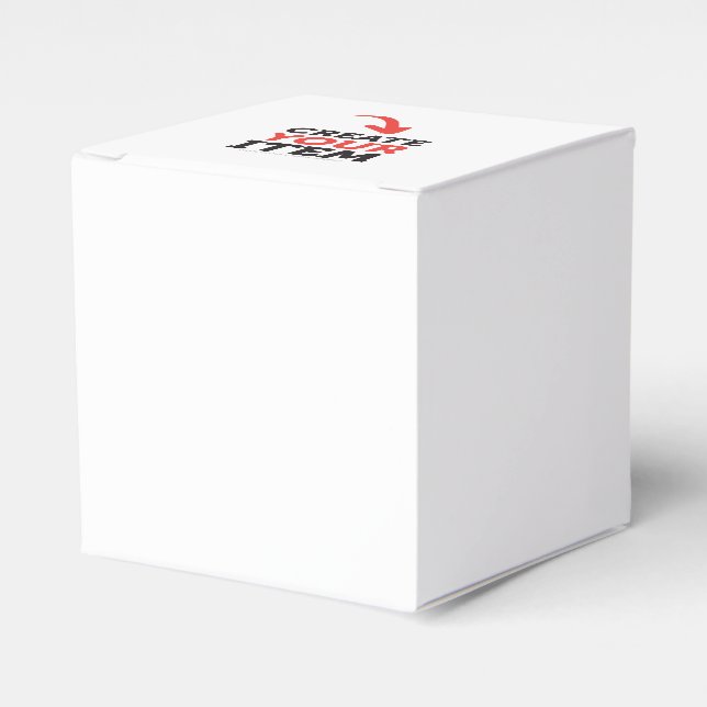 Erstellen eines eigenen Hochzeitsdesigns Geschenkschachtel (Vorderseite)
