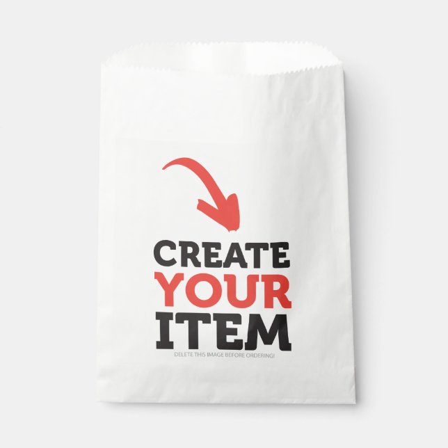 Erstellen eines eigenen Hochzeitsdesigns Geschenktütchen (Vorderseite)