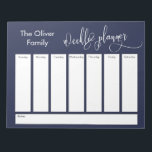 Erstellen eines einfachen Wochenplaners für die Ma Notizblock<br><div class="desc">Dieser vielseitige Wochenplaner wurde mit sehr grundlegenden Elementen, die alle bearbeitet werden können, Set gemacht... außer dem Header. Der Begriff "Wochenplaner" wurde in einem modernen, aufwändigen Kalligraphie-Schriftart dargestellt und als Grafik oben auf der Seite platziert. Verwenden Sie die Vorlagenfelder, um Ihre Daten nach Belieben hinzuzufügen. Ändern Sie auch die Farben...</div>