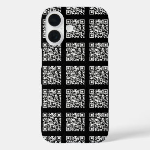 Erstellen eines gestuften QR-Codemusters bearbei iPhone 16 Hülle