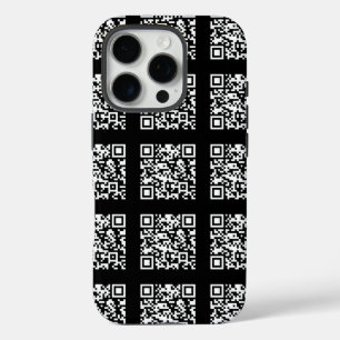 Erstellen eines gestuften QR-Codemusters bearbei iPhone 16 Pro Hülle