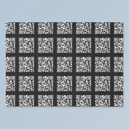 Erstellen eines gestuften QR-Codemusters | bearbei Seidenpapier