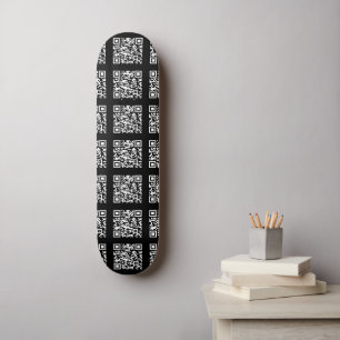 Erstellen eines gestuften QR-Codemusters   bearbei Skateboard