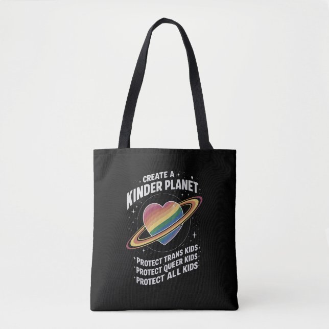 Erstellen eines Kinderplanets für LGBTQ-Jugend Tasche (Vorderseite)