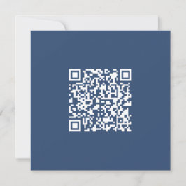 Erstellen eines scannbaren QR-Codes | Verblasenes  Mitteilungskarte