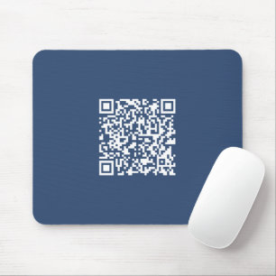 Erstellen eines scannbaren QR-Codes Verblasenes Mousepad
