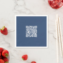 Erstellen eines scannbaren QR-Codes | Verblasenes  Serviette