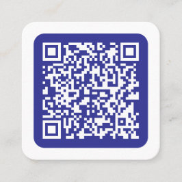 Erstellen eines skalierbaren QR-Codes | Editable D Quadratische Visitenkarte
