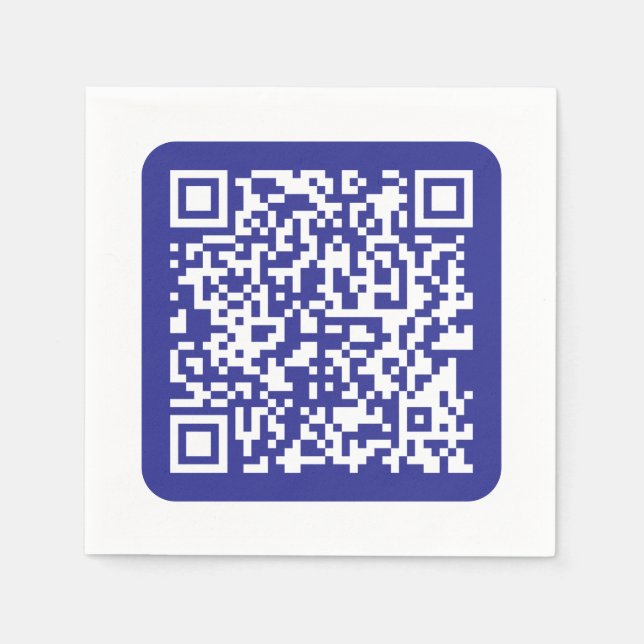 Erstellen eines skalierbaren QR-Codes | Editable D Serviette (Vorderseite)