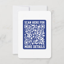 Erstellen eines skalierbaren QR-Codes | Navy Blue 