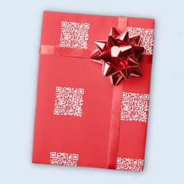 Erstellen eines skalierbaren roten (bearbeitbaren) geschenkpapier