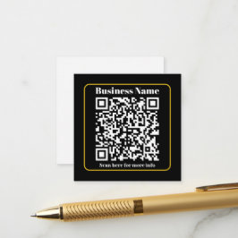 Erstellen eines sofort scannbaren QR-Codes für Unt Begleitkarte