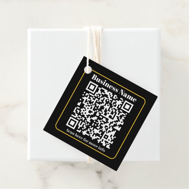 Erstellen eines sofort scannbaren QR-Codes für Unt Geschenkanhänger (Beispiel)