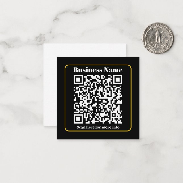 Erstellen eines sofort scannbaren QR-Codes für Unt Mitteilungskarte (Vorderseite/Rückseite Beispiel)
