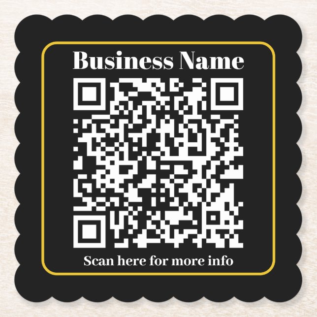 Erstellen eines sofort scannbaren QR-Codes für Unt Untersetzer (Vorderseite)