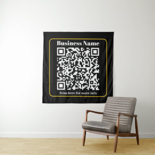 Erstellen eines sofort scannbaren QR-Codes für Unt Wandteppich