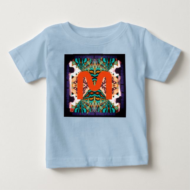 Erstellen meines Traums und Monogramms Baby T-shirt (Vorderseite)