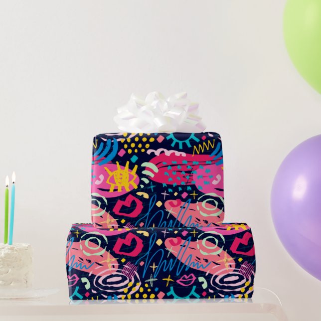 Erstellen oder behalt eines eigenen glänzenden Wra Geschenkpapier (Partygeschenke)