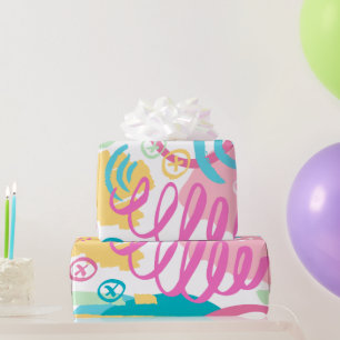 Erstellen oder behalt eines eigenen glänzenden Wra Geschenkpapier