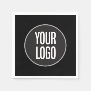 Erstellen Sie Business-Logo Papier-Cocktail Napkin Serviette