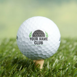 Erstellen Sie coole Klubbälle mit Monogramm Golfball