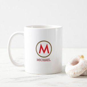 Erstellen Sie das Monogramm Ihres eigenen Namens r Kaffeetasse