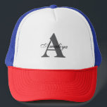 Erstellen Sie den eigenen Trucker-Hut Ihres Besitz Truckerkappe<br><div class="desc">Erstellen Sie Ihren individuelle Name-Trucker Hut / ist der beste Ort,  um online zu kommen. Die meisten Suchbegriffe: Trucker Hut,  Strand,  Streifen,  farbenfroh,  modern,  Geburtstag,  mit Monogramm,  Instagram,  Business,  Custom,  Foto,  Vorlage,  erstellen Sie Ihre eigene,  Uni,  Familie,  Kinder,  Liebe,  niedlich,  Freundin,  Eltern,  Großeltern,  Familienspielzeug,  Haustiere,  Kinder,  Mütter,  Väter,  Schule</div>