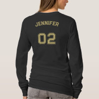 Erstellen Sie den Namen Jersey Nummer Long Sleeve 