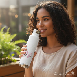 Erstellen Sie den Personalisierten Monogrammnamen Trinkflasche