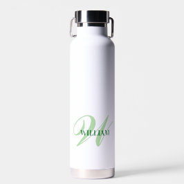 Erstellen Sie den Personalisierten Monogrammnamen Trinkflasche