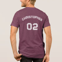 Erstellen Sie den Spielernamen Jersey Number Mens 