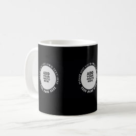 Erstellen Sie drei spezielle Bilder schwarz Kaffeetasse