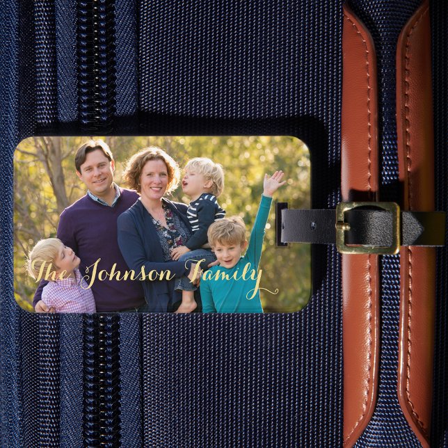 Erstellen Sie eigene benutzerdefinierte Foto-Gepäc Gepäckanhänger (Create Your Own Custom Family Photo Luggage Tags)