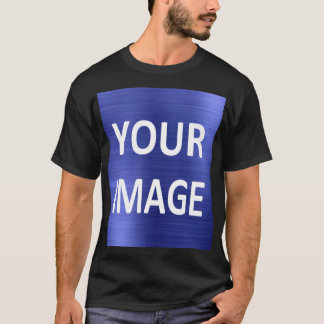 Erstellen Sie eigene Männer schwarz T-Shirt