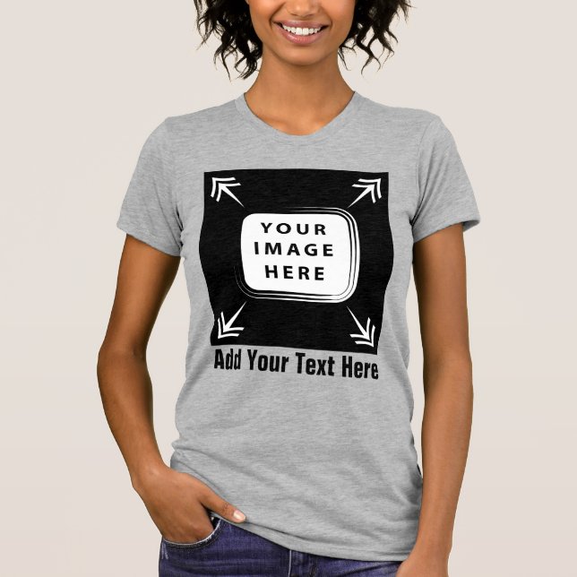 Erstellen Sie eigene Personalisierte Geschenke für T-Shirt (Vorderseite)