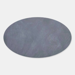 Erstellen Sie eigene Slate Chalkboard-Accessoires  Ovaler Aufkleber