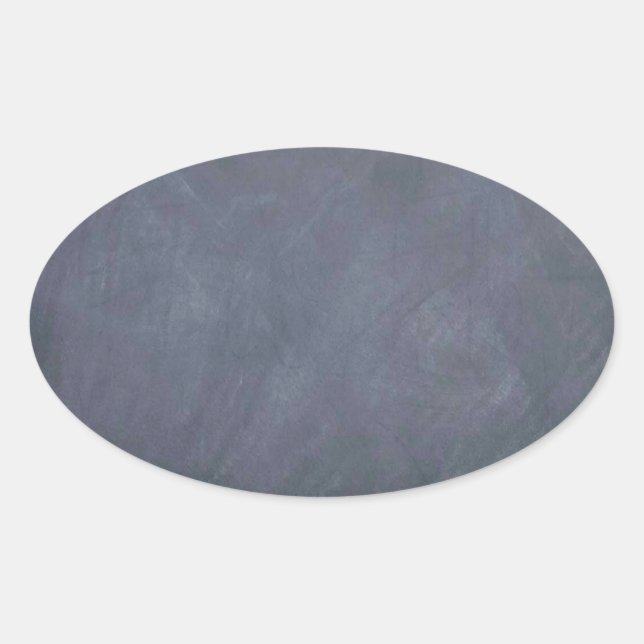 Erstellen Sie eigene Slate Chalkboard-Accessoires  Ovaler Aufkleber (Vorderseite)