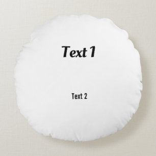 Erstellen Sie eigene Soft Poufs Brushed Polyester Rundes Kissen